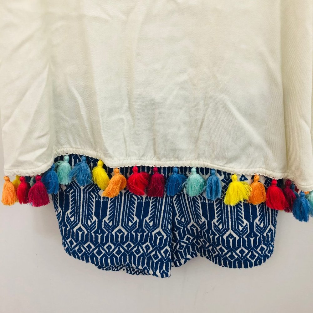 NWT! Judith March Tassel Split Back Romper - Picture 5 of 8